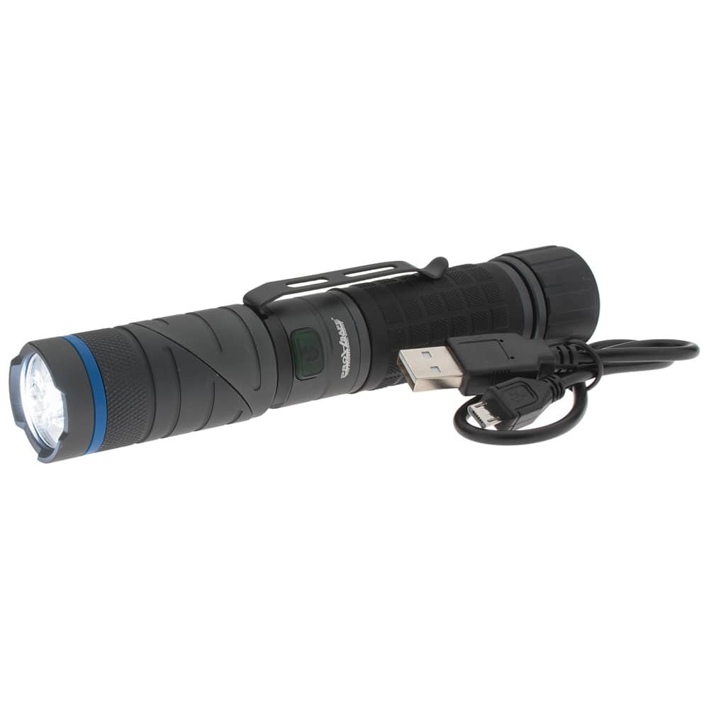 PRO-SAFE Aluminum Alloy Industrial/Tactical Flashlight 300 Lumens