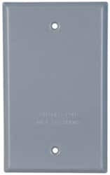 Crouse hinds aluminum electrical box weatherproof cover includes gasket