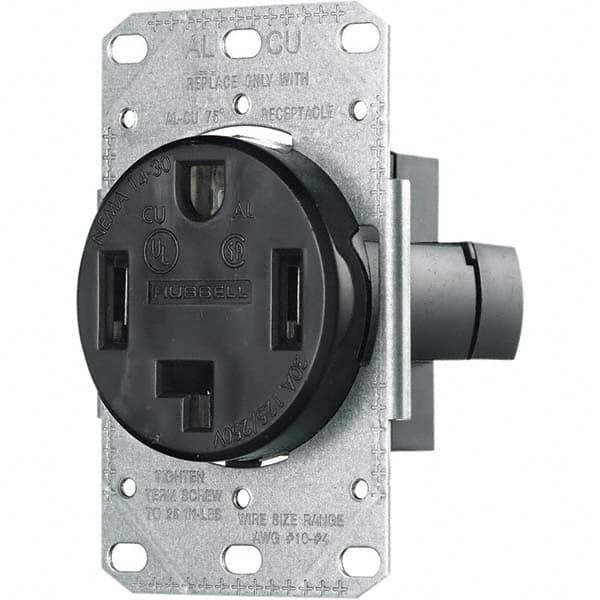Hubbell Wiring Device-Kellems 125/250 VAC 30A NEMA 14-30R