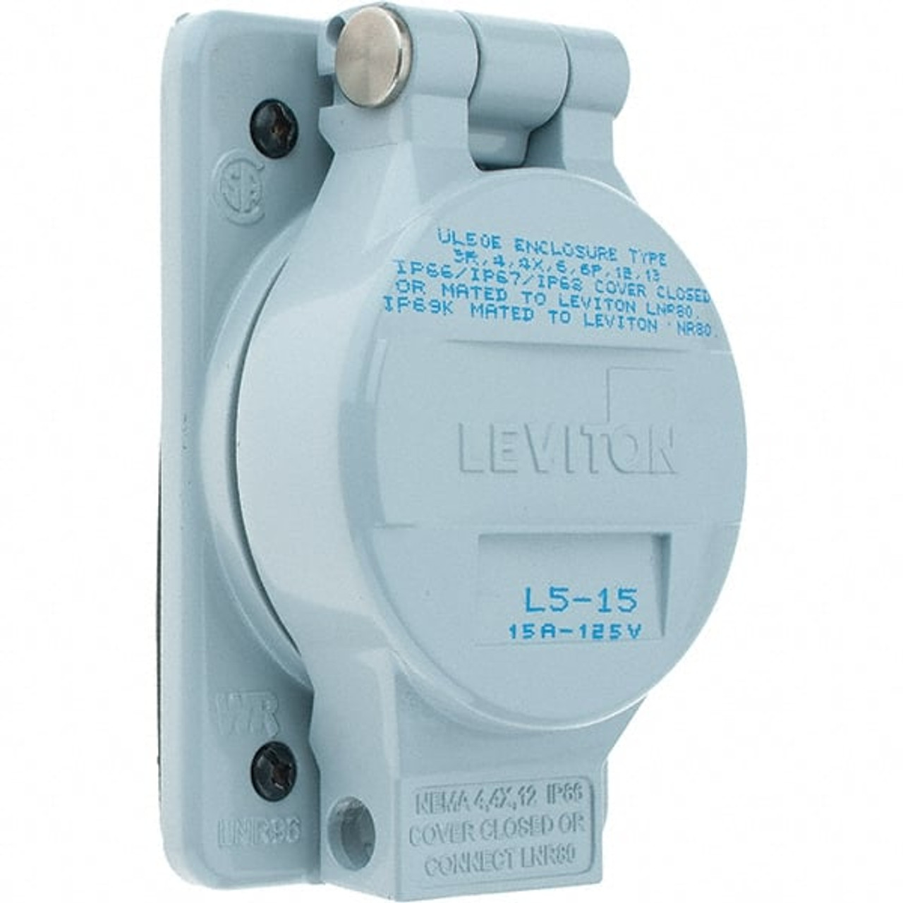 Leviton Twist Lock Receptacles, Receptacle/Part Type Receptacle