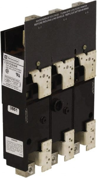 Square D 1 & 3 Phase, 600VAC, 1 Pole, 4, Open Nonfused Cam