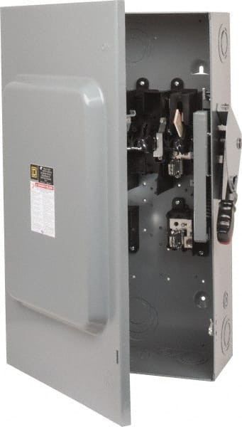 Square D 200 Amp, 240 VAC, 250 VDC, 2 Pole Fused Safety Switch
