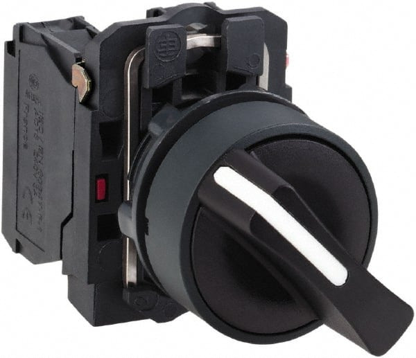 Schneider Electric 22mm Mount Hole, 3 Position, Handle Operated