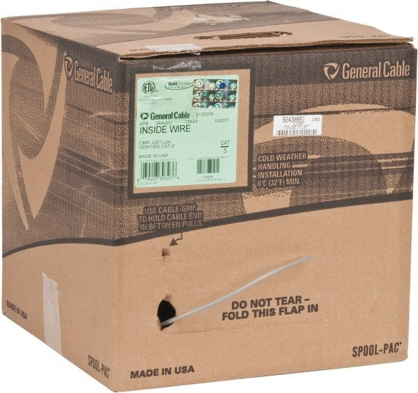 Made In USA 8 Conductor 24 AWG Telephone Wire 1 000 Ft Copper made-in-usa-8-conductor-24-awg-telephone-wire-1-000-ft-copper