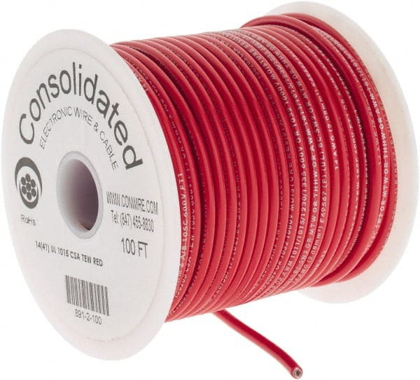 Copperfield #14awg/41T BC-5W2/THHW 1015 Hook-up Wire Black/White Stripe