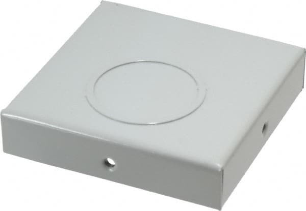 Cooper BLine 4 Inch Wide x 4 Inch High, Square Raceway Fitting Gray