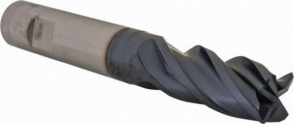 Iscar 3/4" Diam 4 Flute Solid Carbide 0.04" Corner Radius End Mill