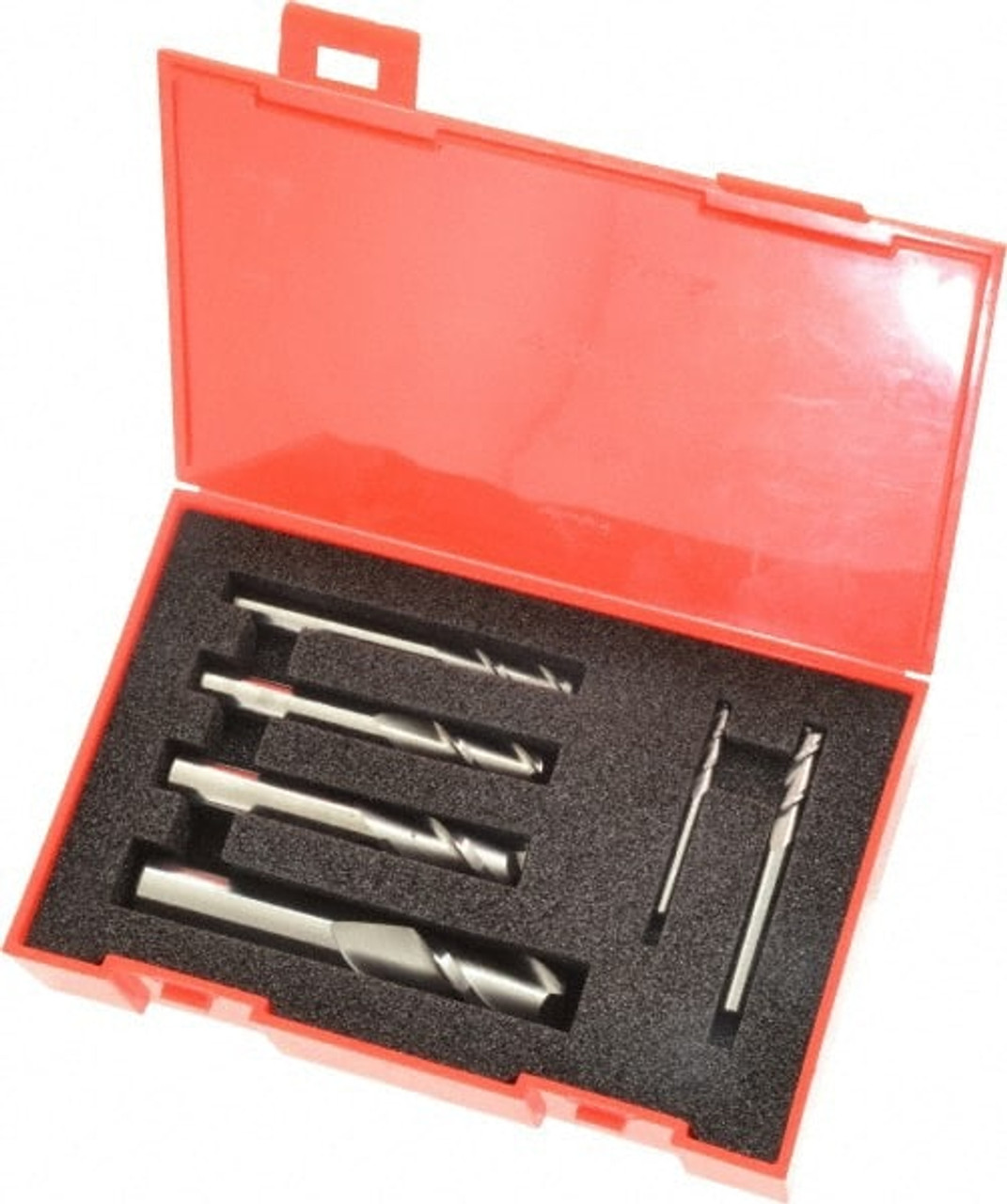 Accupro 1/8, 3/16, 1/4, 5/16, 3/8 & 1/2", 2 Flute Square End Mill Set