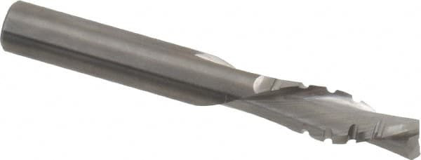 51429 Solid Carbide CNC Spiral 'O' Single Flute, Plastic Cutting 3/8