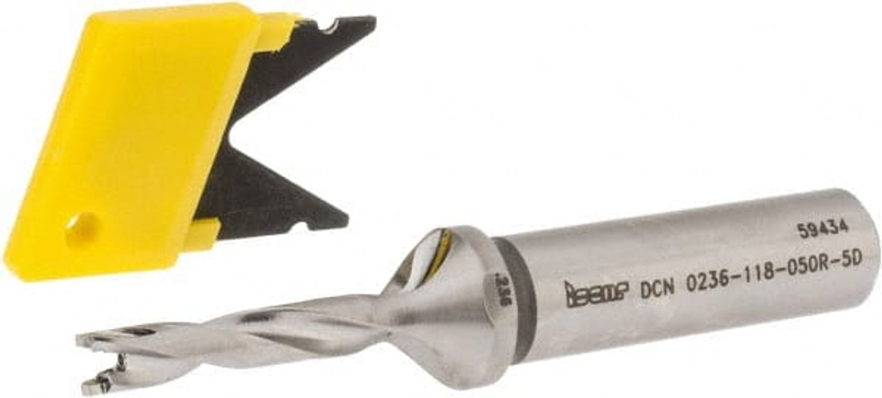 Iscar 0 236 to 0 25 5xd 1 18 max depth 1 2 shank diam 3 1 2 oal