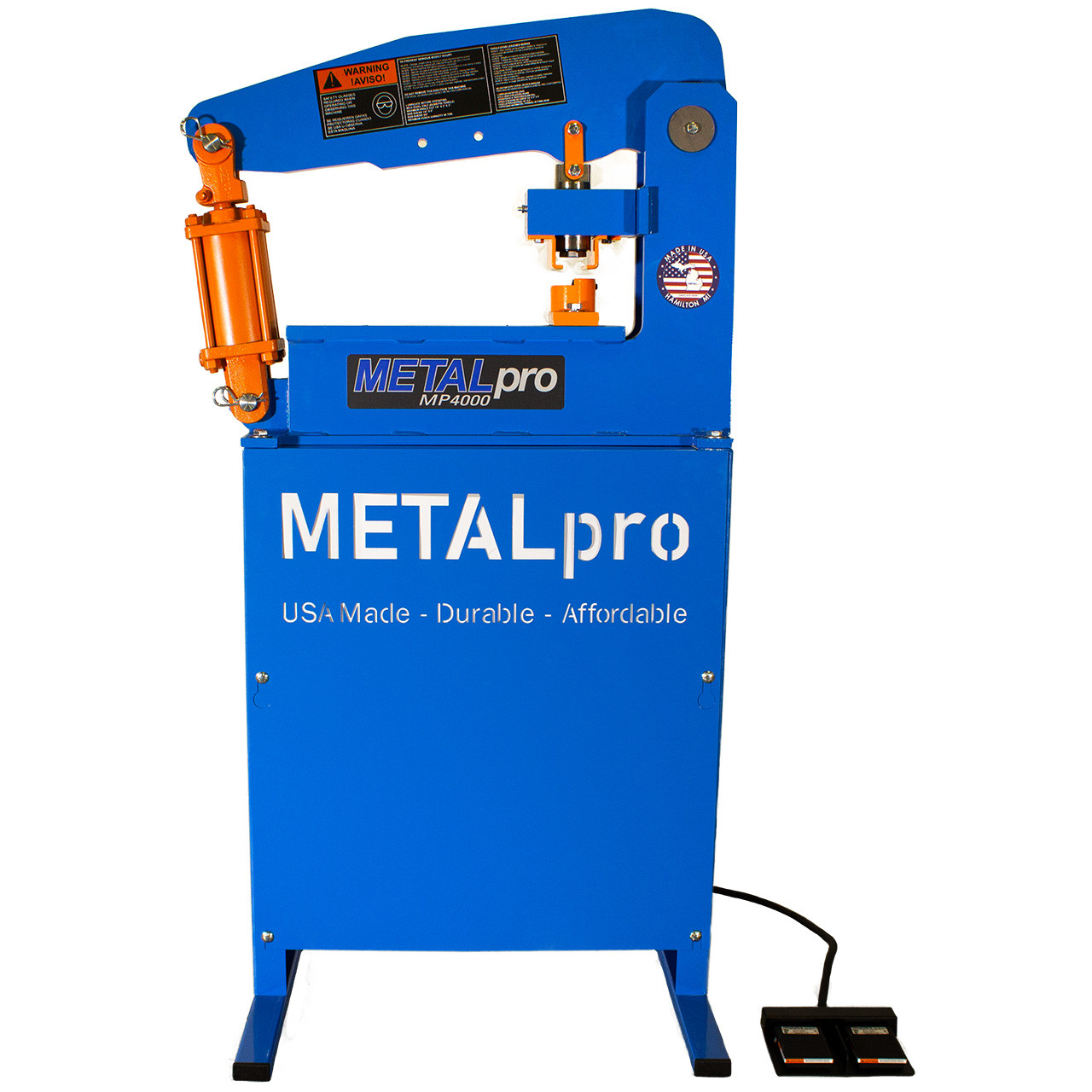 Metalpro 40 Ton Capacity Hydraulic Ironworker - MP4000| Penn Tool