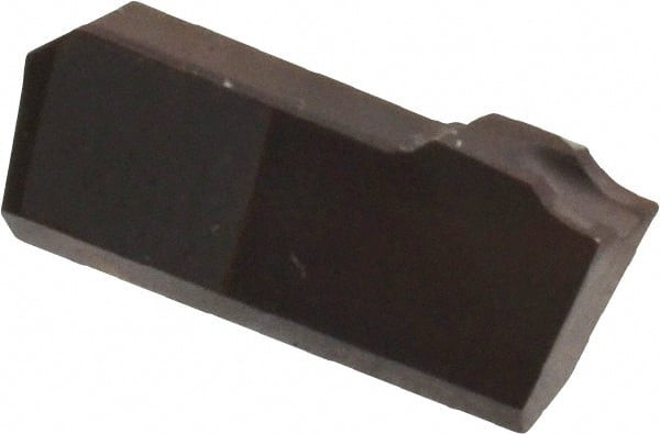 Hertel 3/32 4DEG RH HA220CO Carbide Cutoff Insert AlTiN Finish, 4° RH