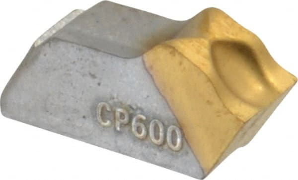 Seco Tools 150.104N14 CP600 Carbide Cutoff Insert TiAlN/TiN Finish, 0