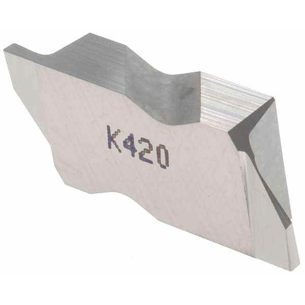 Kennametal NG3047R K420 Carbide Grooving Insert Uncoated, RH, 1.19mm Cutting Width, 1.91mm Max