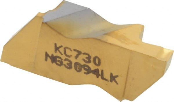 Kennametal NG3094LK KC730 Carbide Grooving Insert TiN Finish, LH, 2 ...