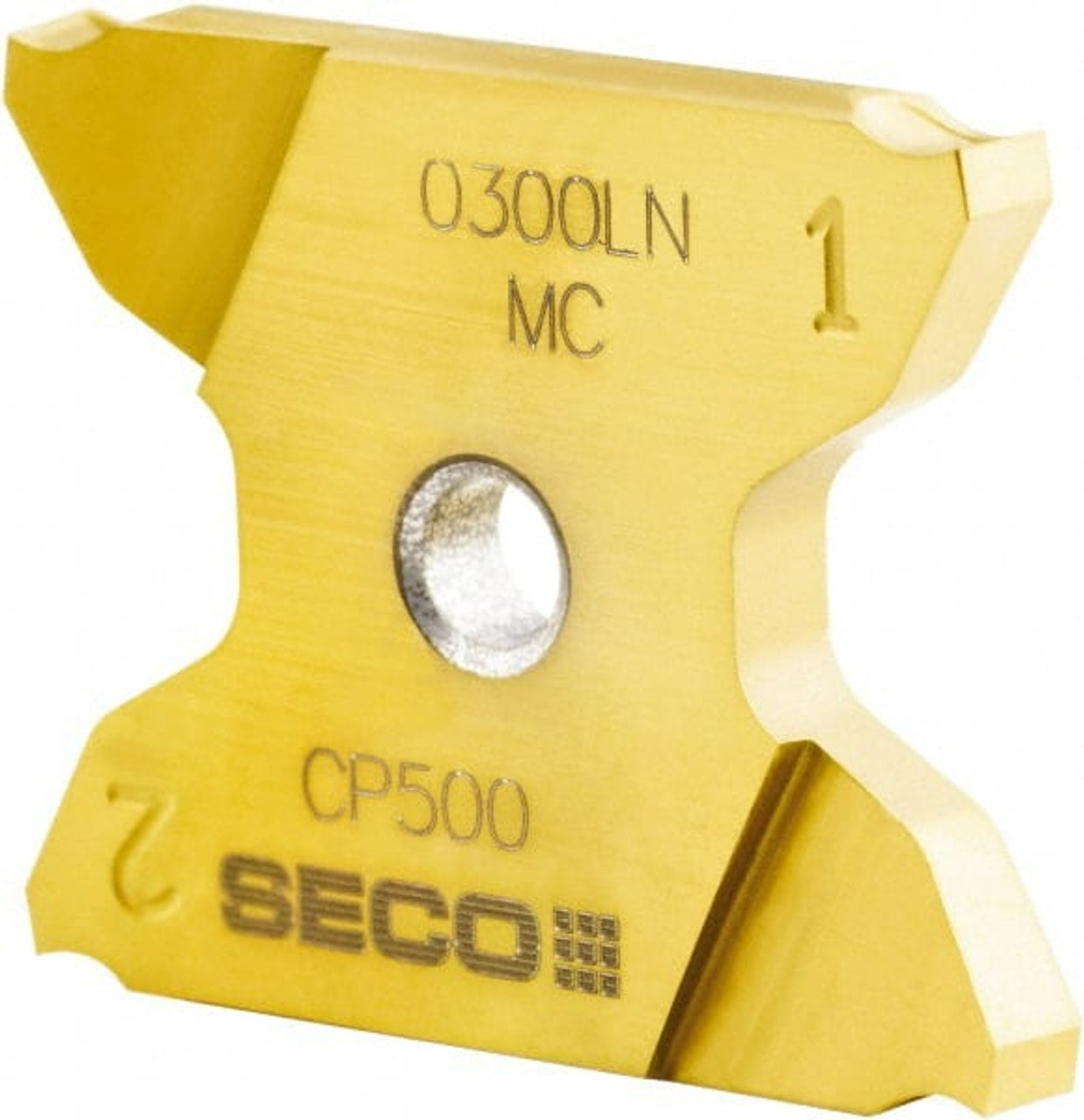 Seco Tools X4GK2503019A0062LNMC Carbide Grooving Insert TiAlN/TiN