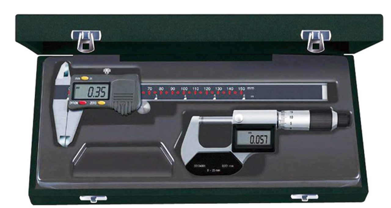 Precise ZLimit 2 Piece Electronic Caliper & Micrometer Inspection Tool