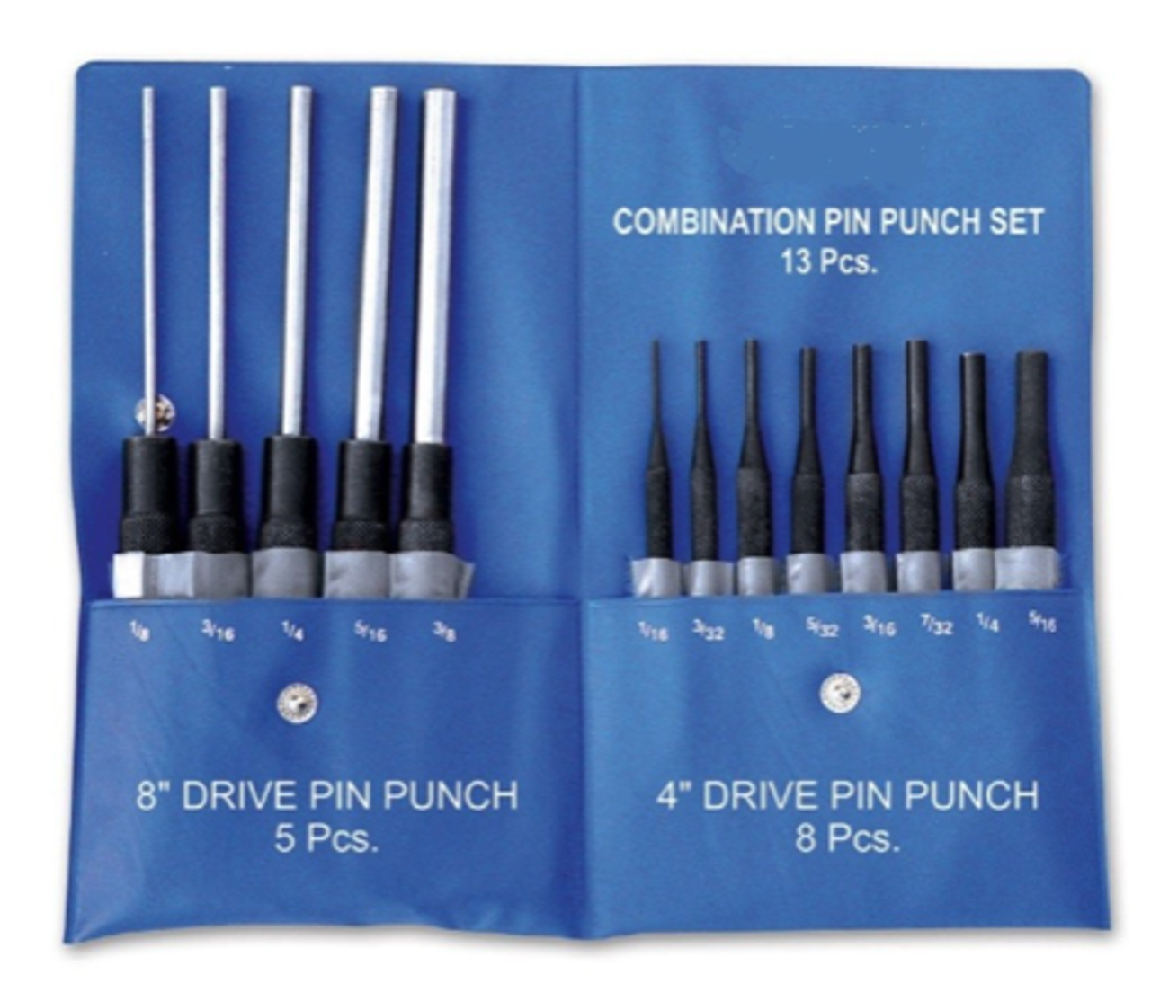 Precise 13 Piece Combo Drive Pin Punch Set - 8606-4113