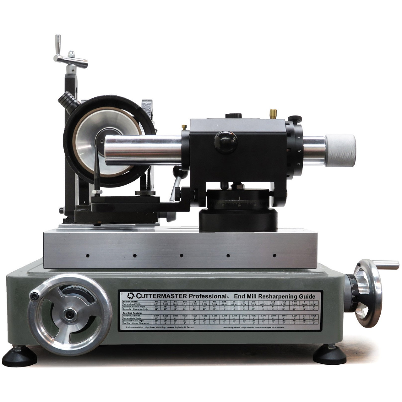 Cuttermaster Professional Basic End Mill Grinder/Sharpener, Variable