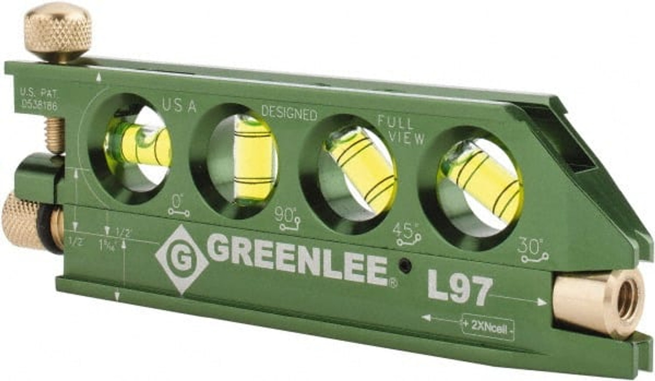 Greenlee 1 Beam 240' Max Range Mini Magnet Laser Level Red