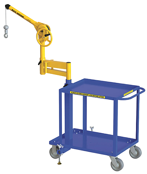 Sky Hook Economy Articulating Sky Hook With Mobile Cart Base, 1.5