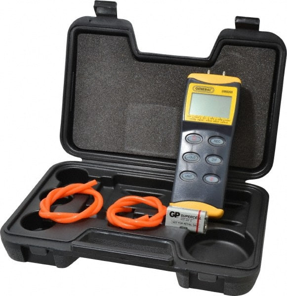 General 100 Max psi, 0.3% Accuracy, Handheld Digital Manometer 150 ...