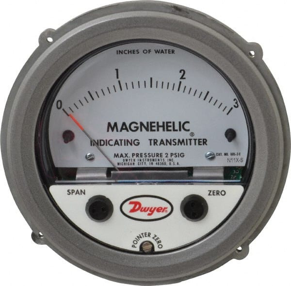 Dwyer Instruments 25 Max psi, Differential Pressure Transmitter with