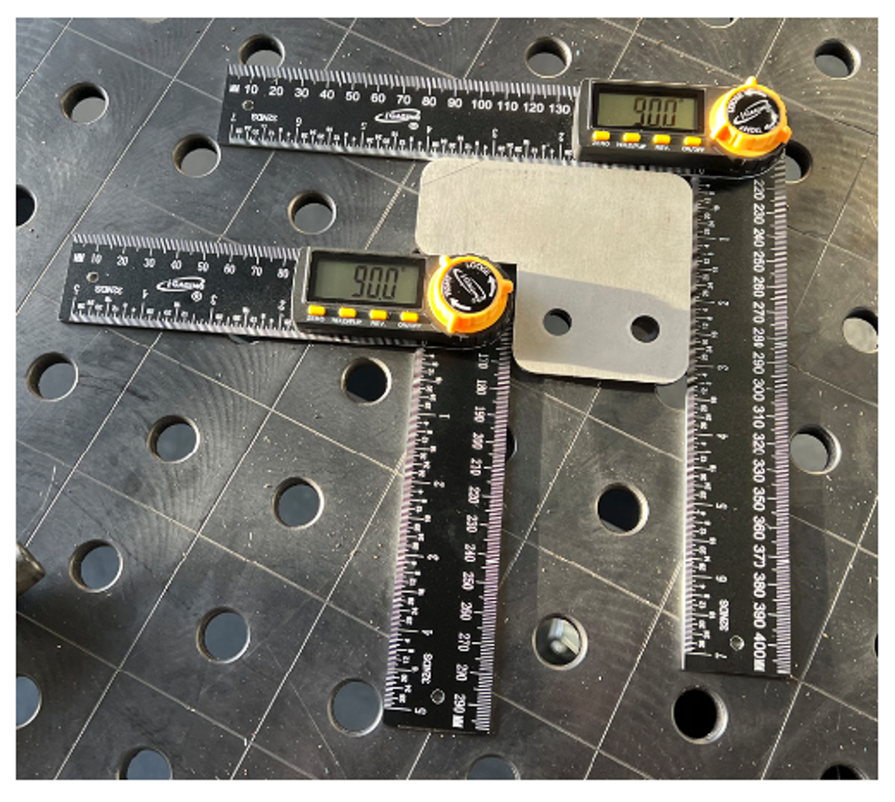 iGaging EZView 360º Digital Protractor & Rulers