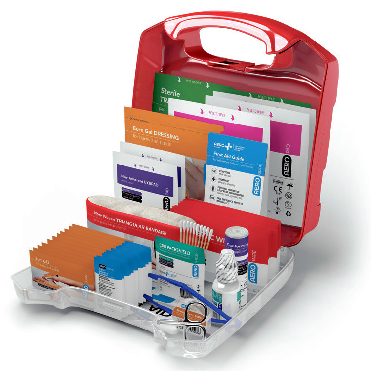 AERO Healthcare SUREFILL® 50 Series ANSI A First Aid Kit, Red ...