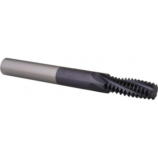 Allied Machine Helical Flute Thread Mill: 1/2-13, Internal, 4 Flute, 3/ ...