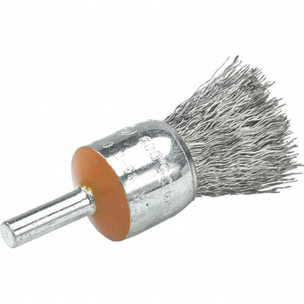 Walter Surface Tech Saucer Cup Crimped Wire Brush For Angle Grinders – Carbon Steel, 5/8"-11" Arbor, 5" Disc