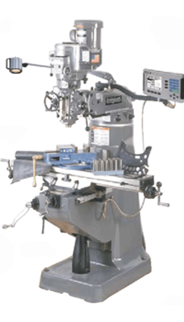Bridgeport Series I, 9" x 49" 3HP Variable Speed Milling Machine Package RL303061101CS Penn