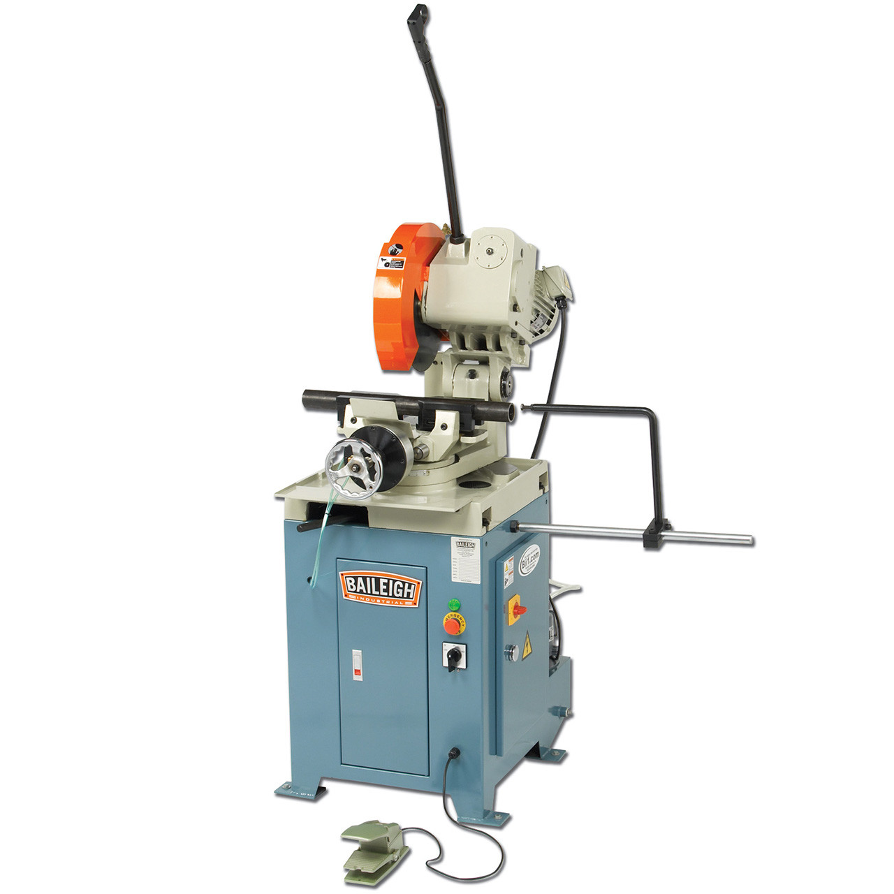 Baileigh CS350P Manual Cold Saw, 14" Blade w/ Pneumatic Vise BA9