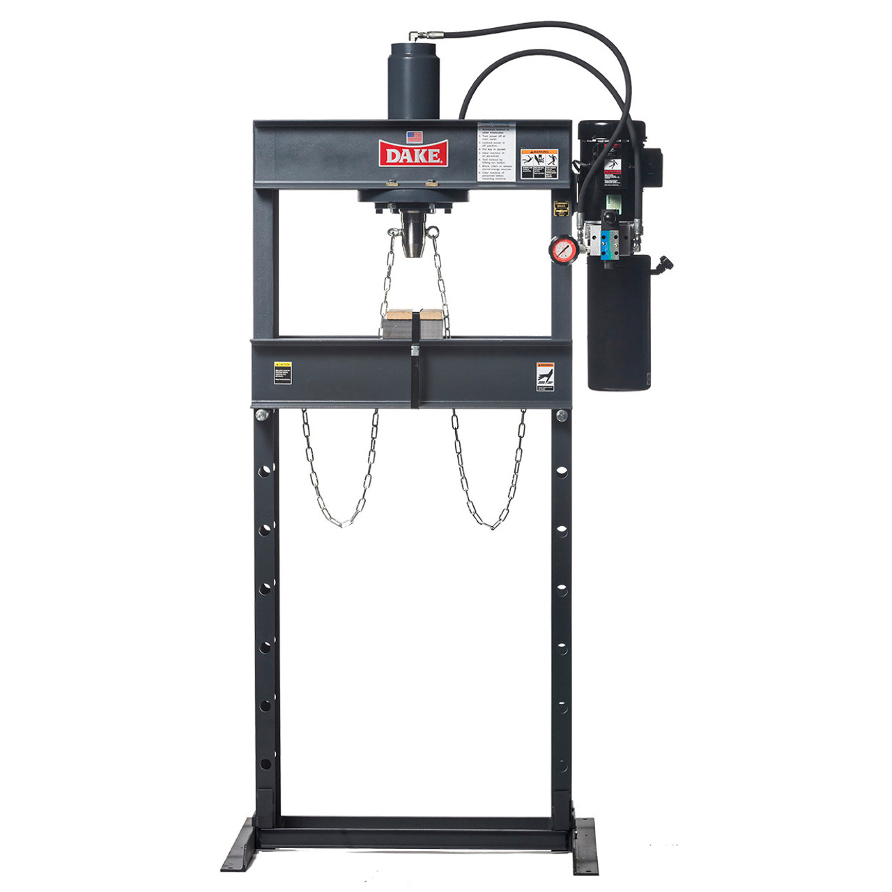 Dake Dura-Press Single Phase Hydraulic Press, 25 Ton 909215