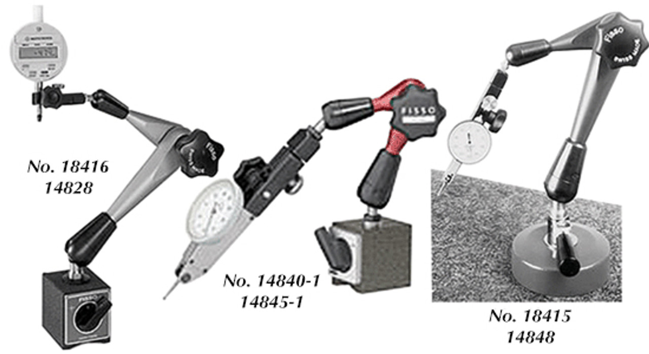 Fisso 3D Articulating Arms with Magnetic or Vacuum Bases - Penn