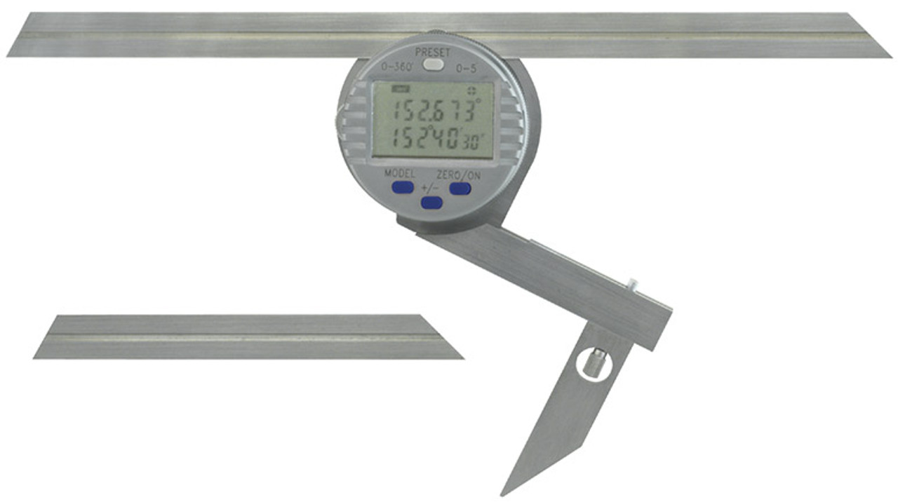 Fowler 54-440-750-0, Digital Universal Protractor with 6" and 12" Blades 