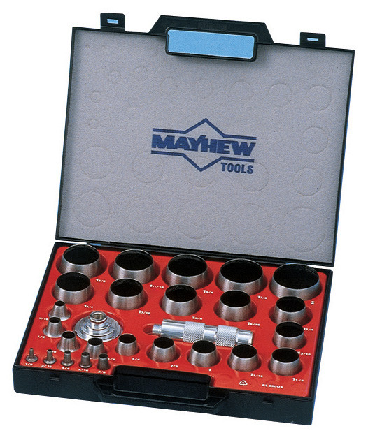 Wright Tool (Mayhew) 6-Piece Punch Set – Center, Starter, Prick & Pin Punches In Pouch