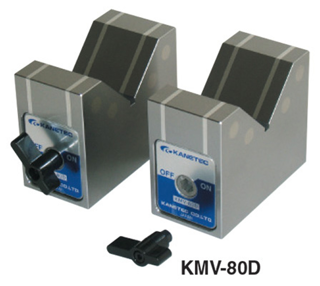 Kanetec Model KMV Magnetic V-Blocks, 200N - KMV-80