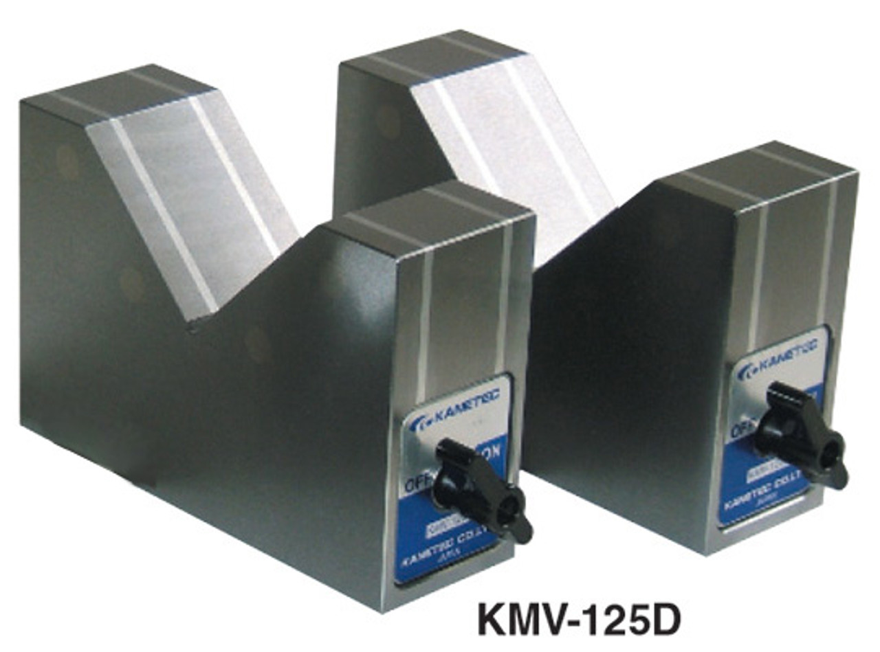 Kanetec Model KMV Magnetic V-Blocks, 230N (Pair) - KMV-125