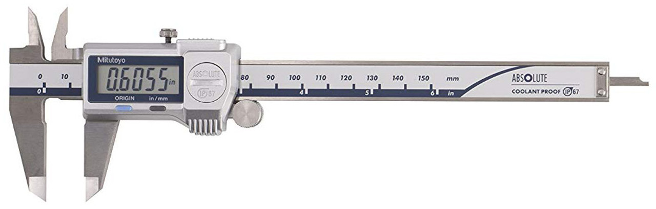 Mitutoyo Absolute Coolant Proof Electronic Caliper, 0-6 - 500-762-20