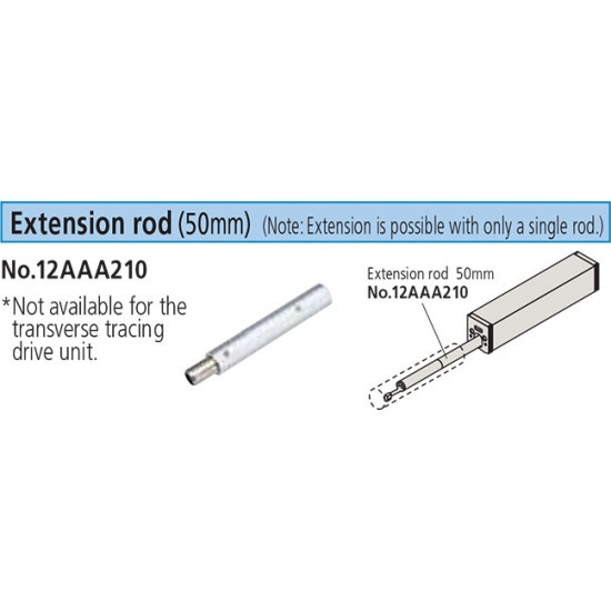Mitutoyo EXTENSION ROD (50MM) 12AAA210 Penn Tool Co., Inc