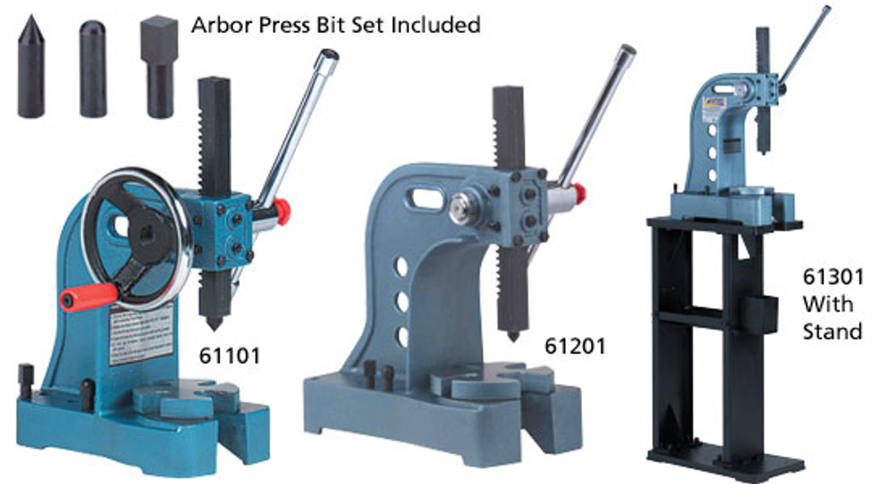 Palmgren Arbor Press, 1 ton - 9661103 - EngineerSupply