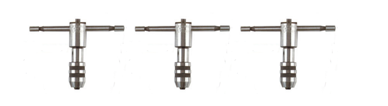 Precise 3 Piece Ratchet T Handle Tap Wrench Set Rtw 601 Penn Tool