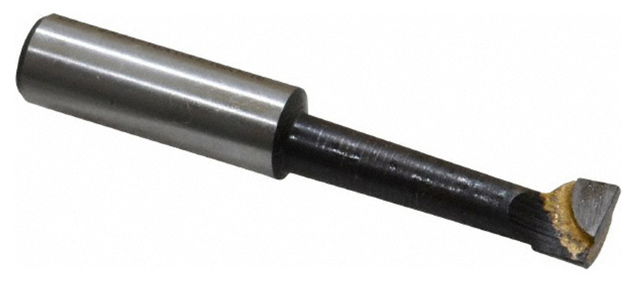 Carbide Tipped Boring Bar, Grade C6, 1/2" Shank, 7/16" Bore Dia, 33/