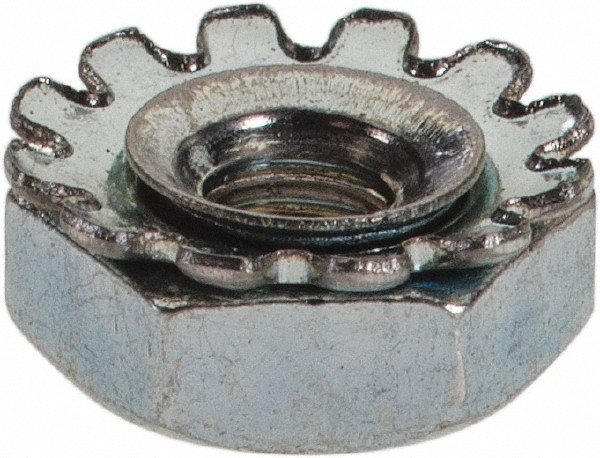 Value Collection #5-40, Zinc Plated, Steel K-Lock Hex Nut with
