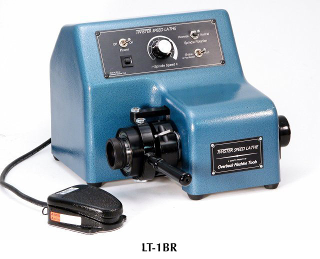 Twister Speed Lathe , Variable Speed Deburring / Polishing Lathe