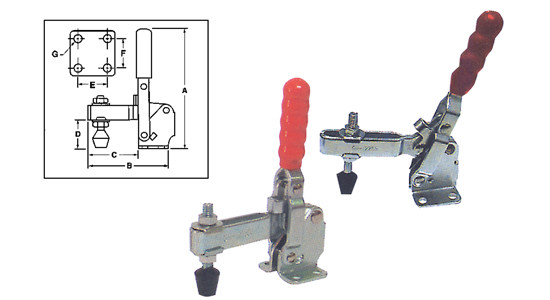 VERTICAL TOGGLE CLAMPS - GH-2265| Penn Tool Co., Inc