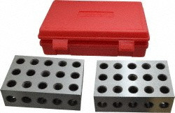 2-4-6 Blocks 23 Holes Matched Pair Machinist 246 Jig Ultra - Foto 2