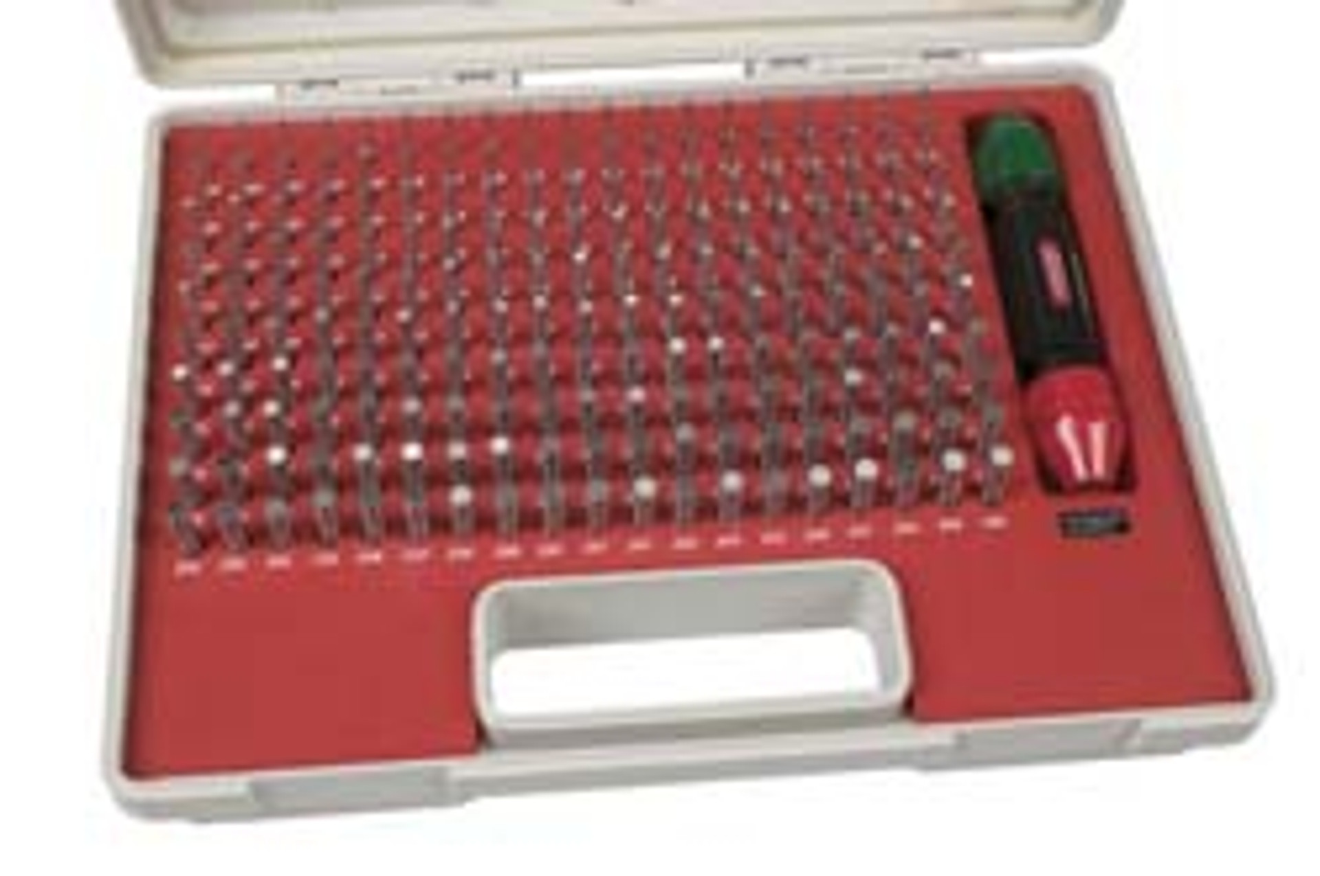 SPI Plug and Pin Gage Set, 0.061 0.25", Minus, 190 Piece 131235