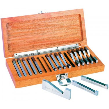 Set Di Blocchi Angolari Hhip 3402 – 17 Pezzi Per Precisione .0003″ - 2